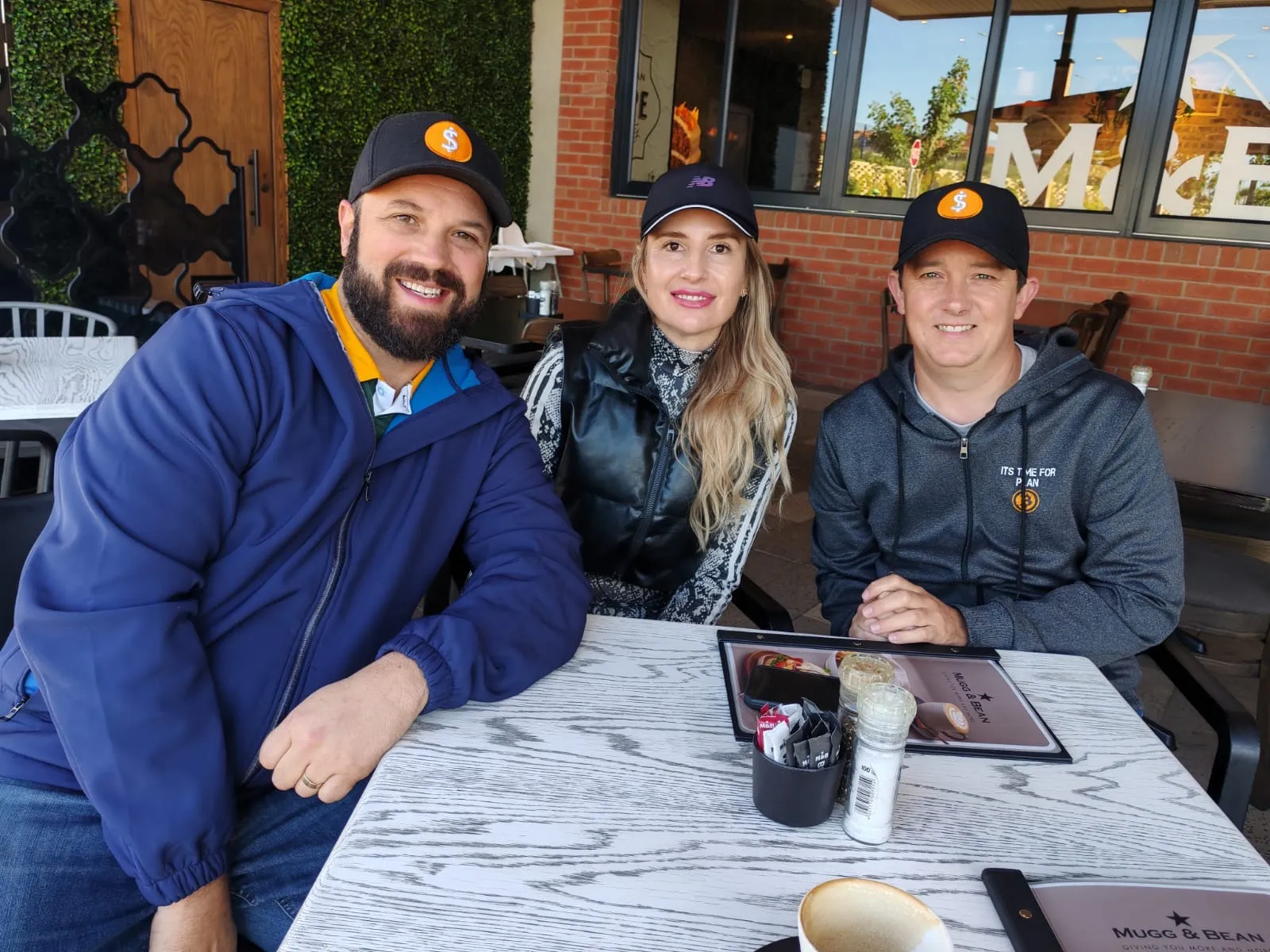 Left to Right: Bernard, Adriana & Colin