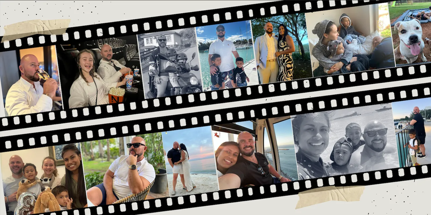 The lion returns — Justin with his family and the life he's rebuilding